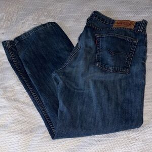 514 Levi's Men's Dark Indigo Straight Jeans